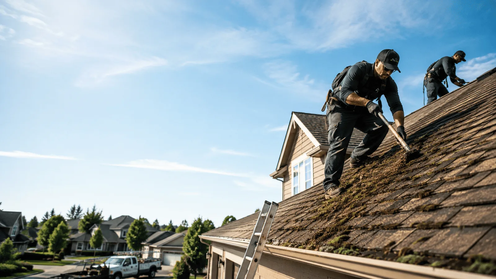 Roof Moss Removal in Pearl, IL near me
